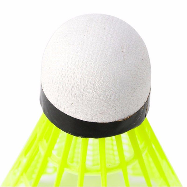 6 stk. holdbare nylon badmintonbolde - lette træningsbolde til badminton
