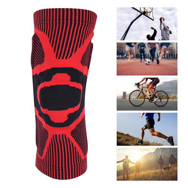 Sports Kneecap Knitting Pressure Support Patella Guard Leg Protection Sleeve Fitness Protective GearSports Kneecap L