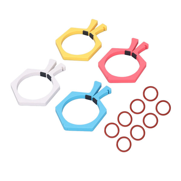 4 stk sublimering tumbler klemme ABS sublimering tumbler klemmeholder grep klips fikseringsverktøy for 20oz