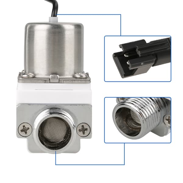 Slitesterk Plast 1/2\" DC 4.5V Vannkontroll Elektrisk Puls Solenoidventil Tilbehør