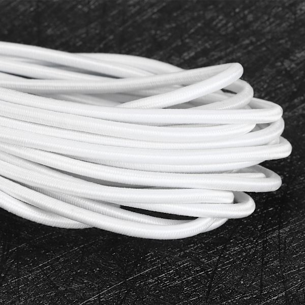 3 pussia 3mm 10m/32.8ft pyöreä elastinen köysi DIY-vaatteet elastiset vaatteet ompelutarvikkeet