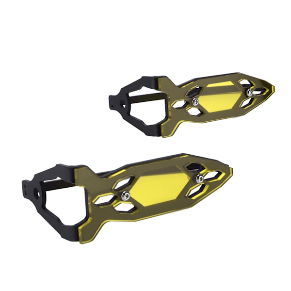 2 Pcs Motorcycle Turn Signal Lamp Protector Motorcycle Refitting Replacement for R1200GS R1250GS ADVYellow Front