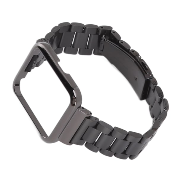 Byte av armbandsrem Vattentätt rostfritt stål Svart justerbar rembyte Armband för Xiaomi Redmi Watch2 Lite