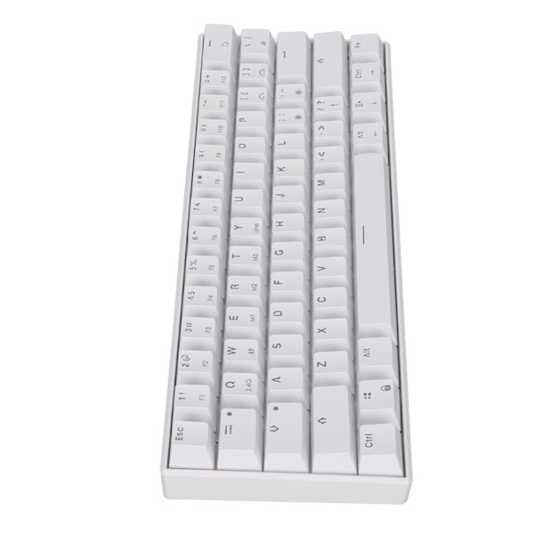 READSON Mekanisk tastatur 61 taster 3 moduser Kompakt ergonomisk layout Gaming tastatur for arbeid Studer spill Rød akse kropp