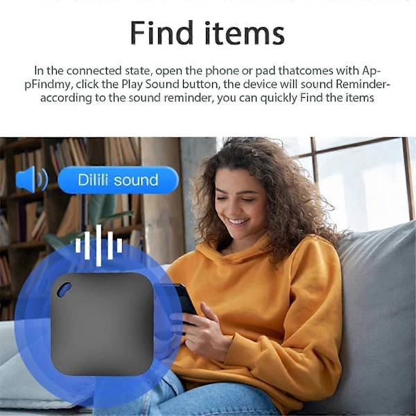 Smart Bluetooth GPS-tracker Fungerar med Hitta min app Anti A