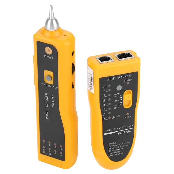 Håndholdt Rapid LAN Network Kabel Tester Line Finder Wire Tracker Diagnose Tone Tool