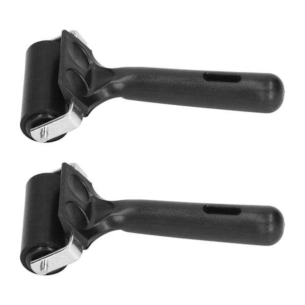2 stk Brayer Roller 6cm Lengde Gummi Roller Kunst Blekk Roller Verktøy for Trykk Maling Håndverk Stemplinger