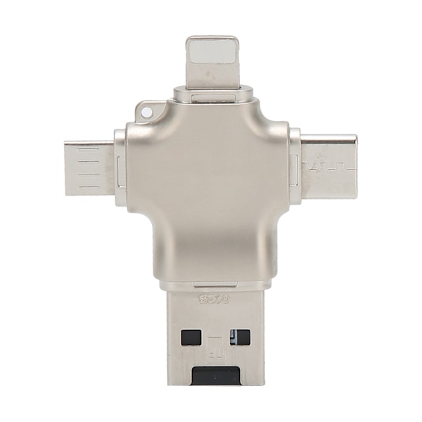 Yvonne U-disk OTG 4-portars USB2.0 Flash-enhet för iOs Android TypeC/Android Micro USB PC Y23(64G )