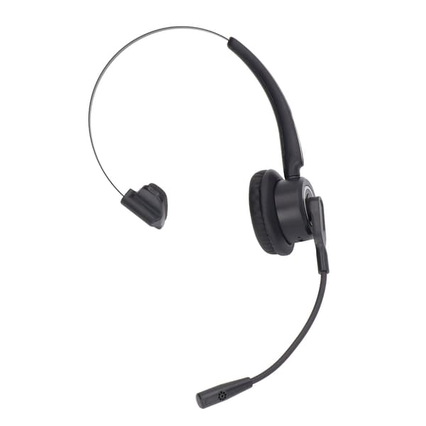 USB-headset enkelt øre Bluetooth støjreducerende justerbar kundeservicehovedtelefon med mikrofon