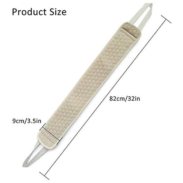 Exfolierande Ryggskrubbare & Exfolierande Svampdyna Set för Dusch
