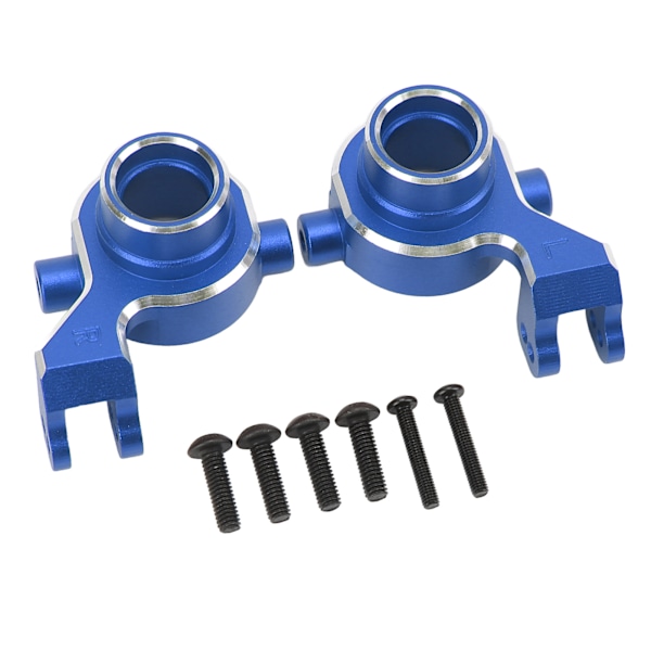 2 stk RC styrekopp i aluminiumlegering, enkel å fjerne, slitesterk, RC-bildeler for Traxxas for MAXX 2 0 for 1/10 mørkeblå