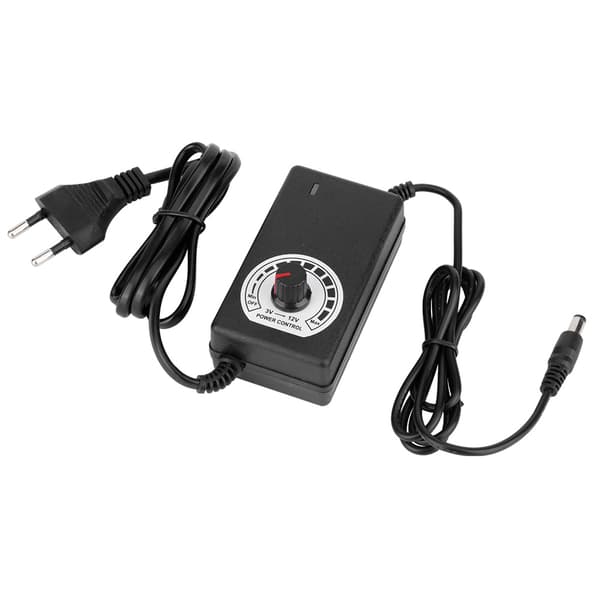 3-12V 3A Spændingsregulering Dæmpbar Strømforsyning DC Regulator Adapter til LED Lys 100-240V EU Stik