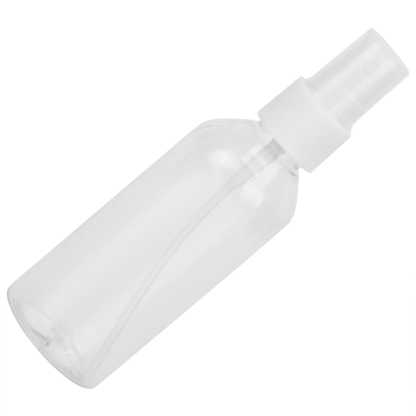 Mini tom rejsesprayflaske gennemsigtig genopfyldelig fin tåge kosmetisk sprayflaske 100 ml