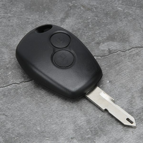 Auton 2-painikkeen avaimenperän kotelo, kaukosäätimen avaimen kuori, jossa avaimen aihio, sopii Renault 206 -autoon