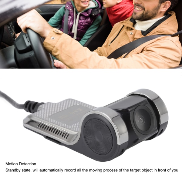 HD Night Vision Car Dash -kamera silmukan tallennuksella ja liikkeentunnistuksella - USB DVR -ajotallennin ja ADAS