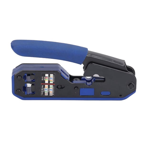 RJ45 Crimping Tool Kit Netværkskabel Ethernet Jack Pass Through Crimper til Cat5e Cat6 Cat6a Stik