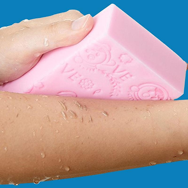 Badsvampset - Peeling, Spa-skrubb, Kroppsduschsvamp - Tar Bort Döda Hudceller - Vuxna, Bebisar, Gravida - 3-pack Färger