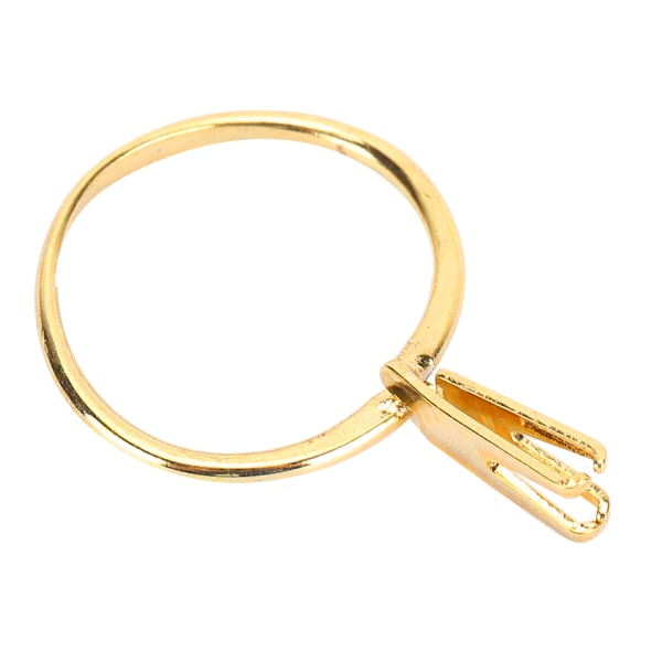 Profesjonell diamantholder edelstener Spring Prong Claw Ring Smykker Display Tilbehør Gul (lang)