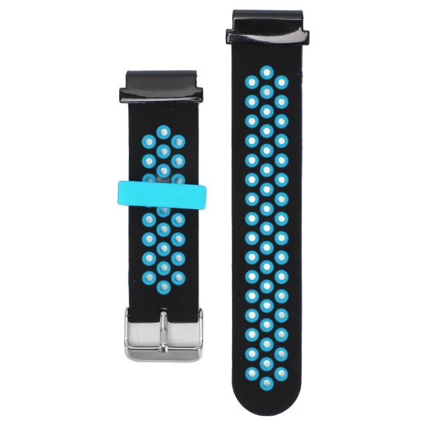 Watch Silikon Snabbkoppling Justerbar Watch Smartwatch Rembyte för Amazfit Falcon 22mm Svart Blå