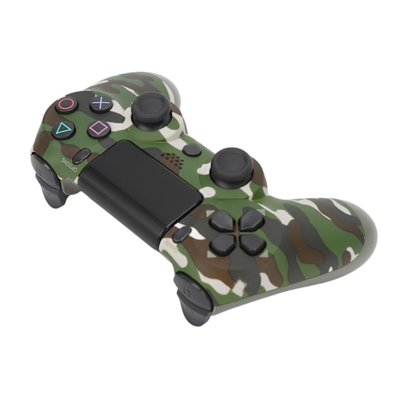 Game Controller Dual Vibration Følsom Trådløs Controller Gamepad til PS4 Slim Pro til PS5 Camouflage Grøn