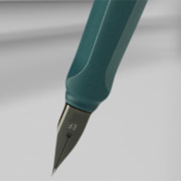 Pen Ink Gaveeske Sett 0.5MM Nib Glattere Skrive Utsøkt Pen Kalligrafi Sett for Ferie Bursdagsgaver Grå F 0.5-0.7