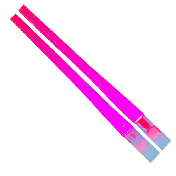 1 Par Ljussabel Ätpinnar Lysande - LED Glödande Ljussabel Ätpinnar - Återanvändbara Sushi Lysande Sablar Ätpinnar Zekai Rosa