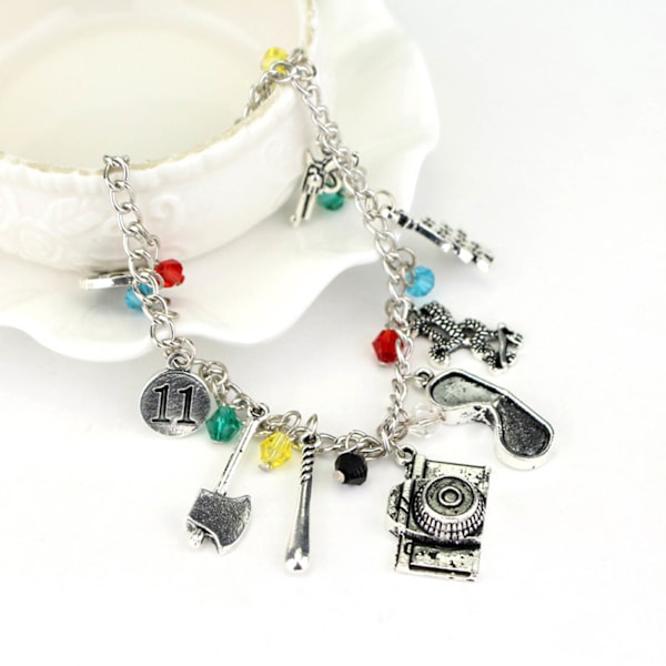 Økse Cykel Træformet Vedhæng Armbånd Mænd Kvinder Legering Justerbar Fashionabel Elegant Armbånd Smykker