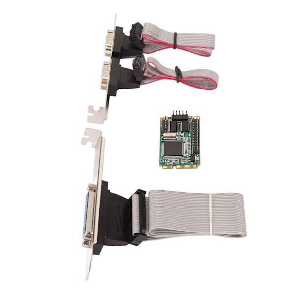 Mini PCIe -sarjan rinnakkaislaajennuskortti 6 Gbps PCI Express tulostimeen LPT-portti 2-portti RS 232 DP9 -nastasovitin 4U-kotelolle
