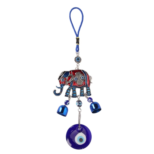 Blue Eye Elephant Hengende Ornament Utsøkt Lucky Blue Eye Pendant dekorasjon for bilhjem
