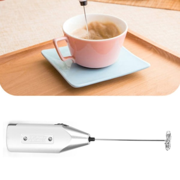 Handhållen elektrisk äggvisare Kaffe Mjölkskummare Mixer Mixer Blender för kök