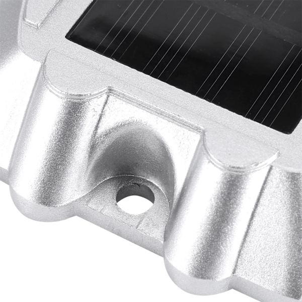 Valualumiininen power 6 LED-ulkokäyttöinen vedenpitävä ajotiellä oleva valotievalo (punainen)