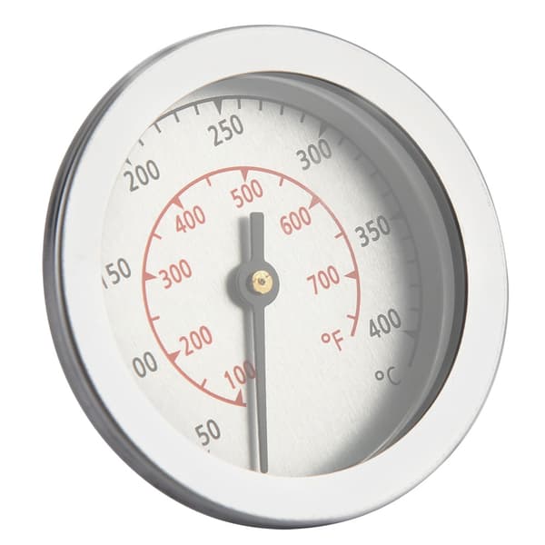 100~700℉ BBQ Grill Termometer Temperaturmåler Analog Skive Dobbelt Skala