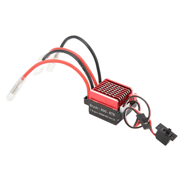 RC 60A Børstet ESC 6V 2A Elektrisk Hastighedsregulator til Traxxas til HSP til Redcat 1/10 RC Biler