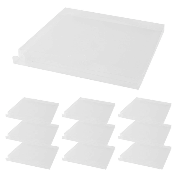 Klar CD Display Box Förvaring Skyddsfodral 138x126x16mm
