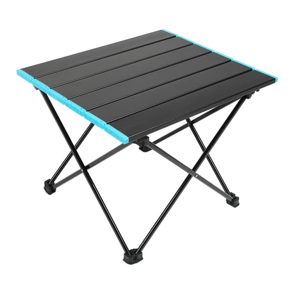 Fällbart campingbord i aluminiumlegering Lättviktigt bärbart hopfällbart utomhusbord med förvaringsväska för picknickgrill