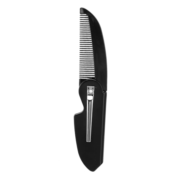 Menn Folding Pocket Comb Bart Skjegg Styling Kam for Travel Office Daily Life