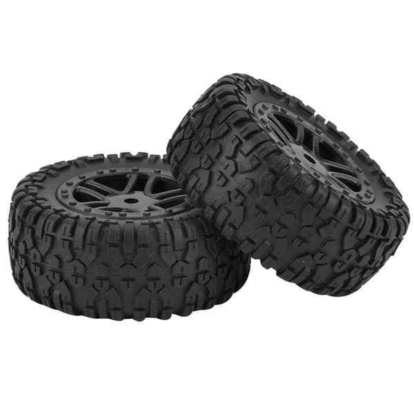 2 st PXtoys RC Lastbilsdäck Hjul med Nav för 9301 1/18 Modellbil