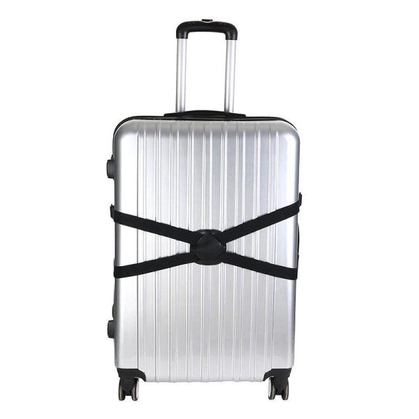 Bagagerem med anti-kläm spänne, hög elasticitet resväska fäste bälte, justerbar väska elastik