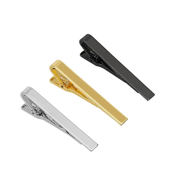 Stainless Steel Tie Clip Set for Business and Weddings