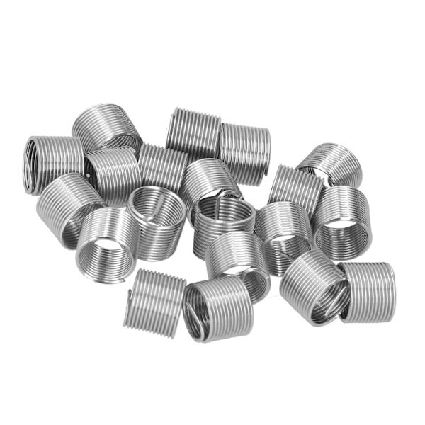 20 stk gjenge reparasjon M14 x 1,25 spiralsirkelinnsats reduksjonsmutter Gjenget ekspansjonssokkelsett1.5D