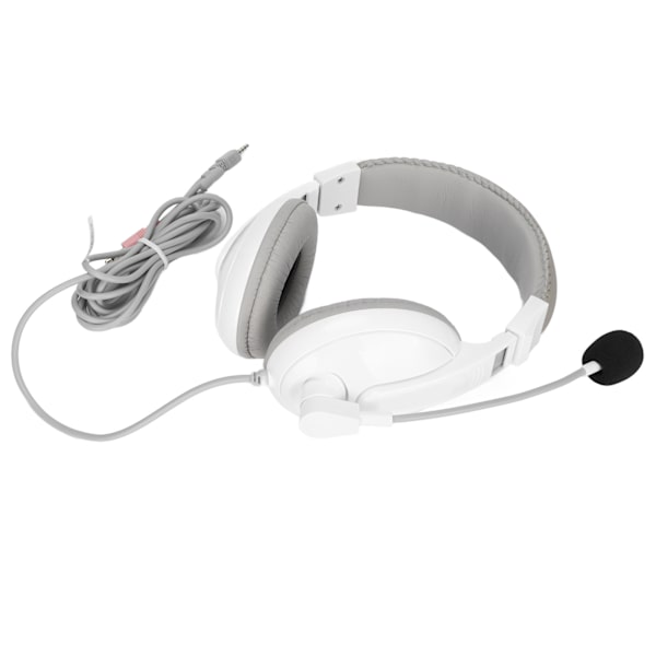 BH3688 Langallinen kuulokemikrofoni 3,5 mm Hybridi Monitoimipistoke Omnidirectionaalinen Mikrofoni Tukee XBOXia PS4:lle Valkoinen