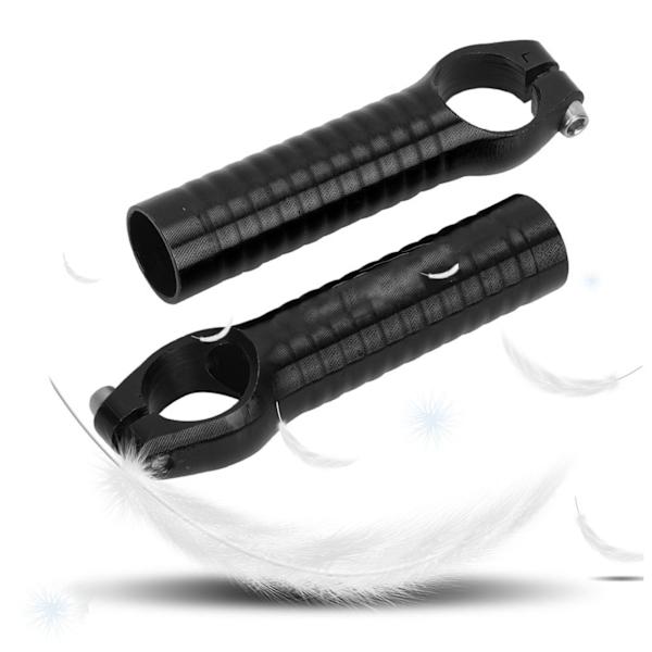 1 par 7075 aluminiumslegering cykelstyr Grip Bike Bar End Styrender til Road Mountain Bikes sort