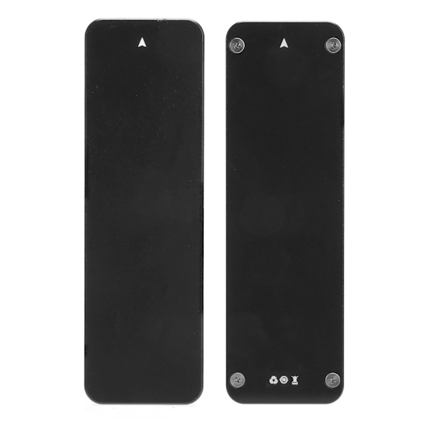 SSD-hölje NVME Typ-C Mobil M.2 Hårddiskhölje Box Master Solid All Aluminium JMS583I9 NY Svart