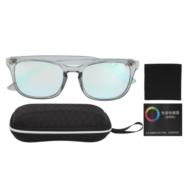 Färgblind glasögon Grå ram Färgblind korrigerande glasögon för färgblindhet utomhus inomhus