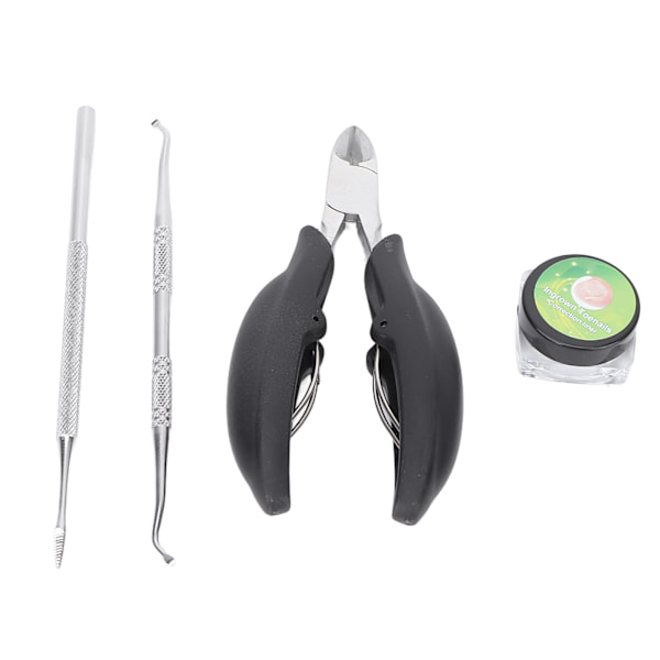 Inåtväxande tå Nagelkorrigeringsverktygssats Set Inåtväxande tång tånagellyftare Single Head File Set