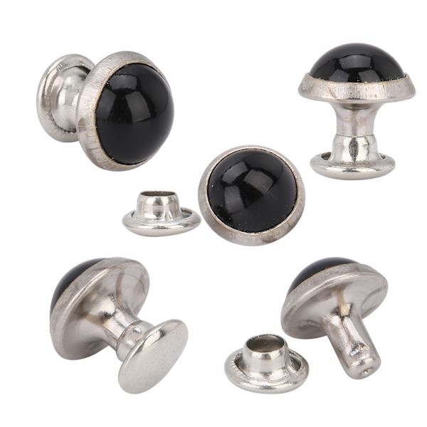 50 kpl 8 mm turkoosi niitti nastat pyöreät piikit rannekoru laukku koristeet DIY käsityö tarvike 18#