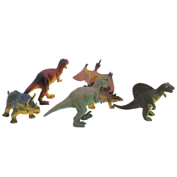 6 stk. Stimuleret Dinosaur Model Legetøj Høj Simulation Dyr Model til Børn KidsDinosaur Model