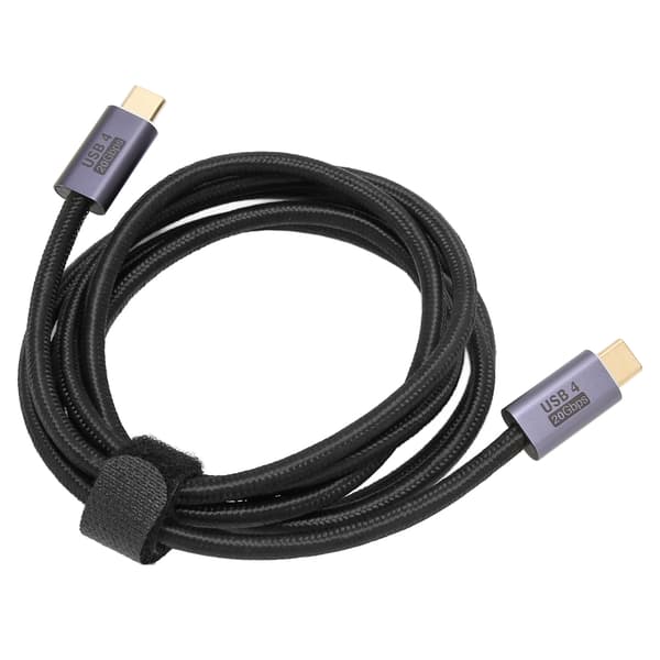 USB 4.0-kabel multifunktionell 20 Gbps höghastighetsöverföring HD 8K 60HZ stöd PD100W Typ C till Typ C-kabel 150 cm
