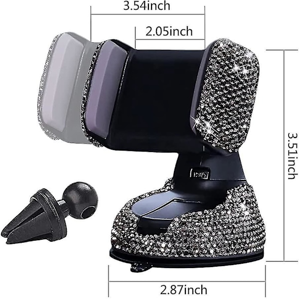 Biltelefonholder, 360° justerbar Universal Biltelefonholder