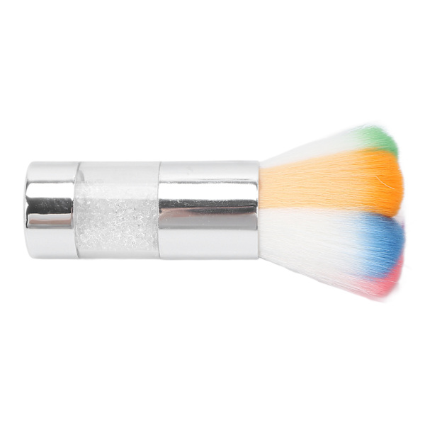 Meikkisivellin Muodikkaat strassit upotekoristeinen Loose Powder Foundation Brush Nail Art Pölynpoistoaine Hopea